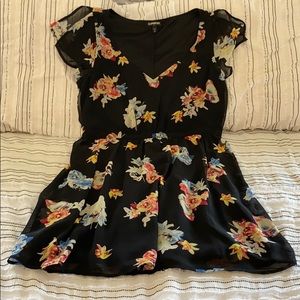 Express floral dress